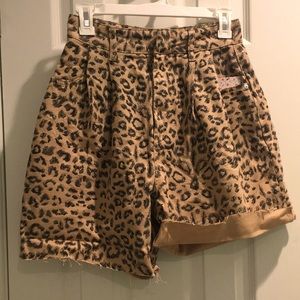 Cheetah Print Free People Shorts